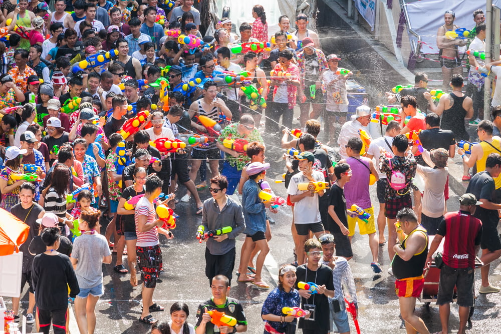 Songkran Festival at Bangkok 泰國曼谷行李寄存服務